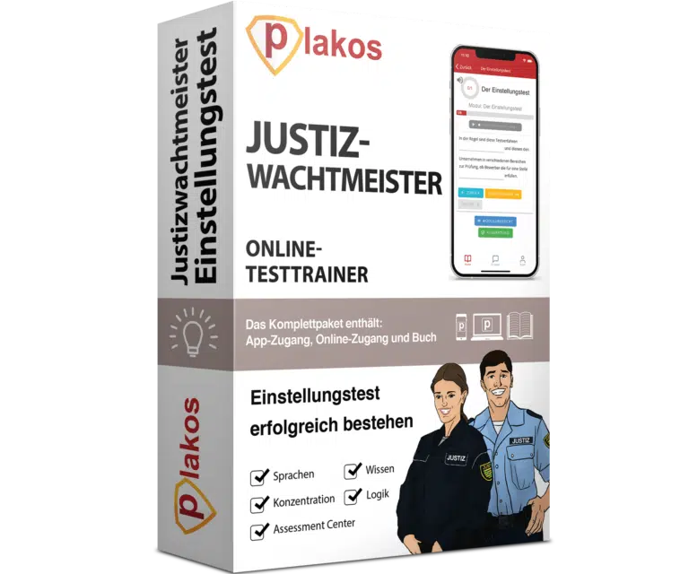 Justizwachtmeister Einstellungstest