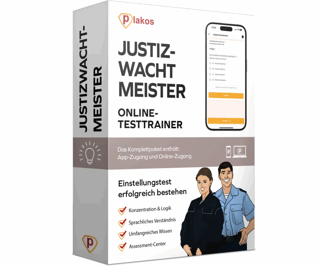 Justizwachtmeister Einstellungstest