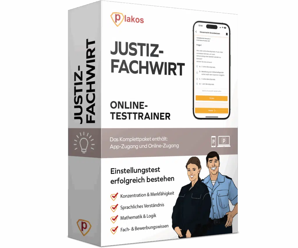 Justizfachwirt Einstellungstest