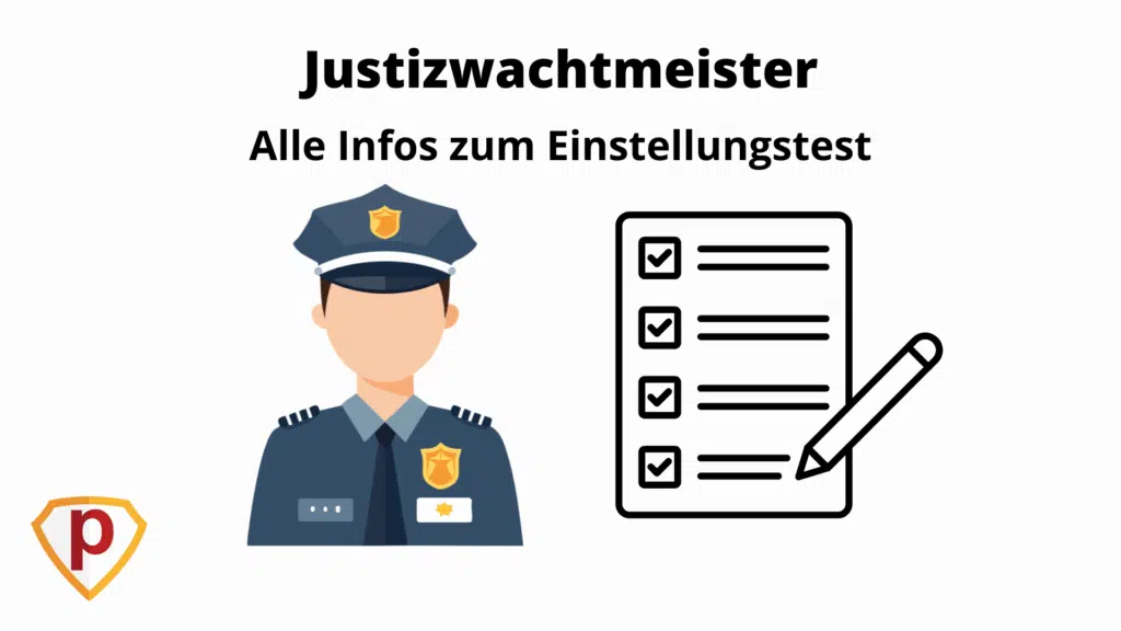 Justizwachtmeister Einstellungstest